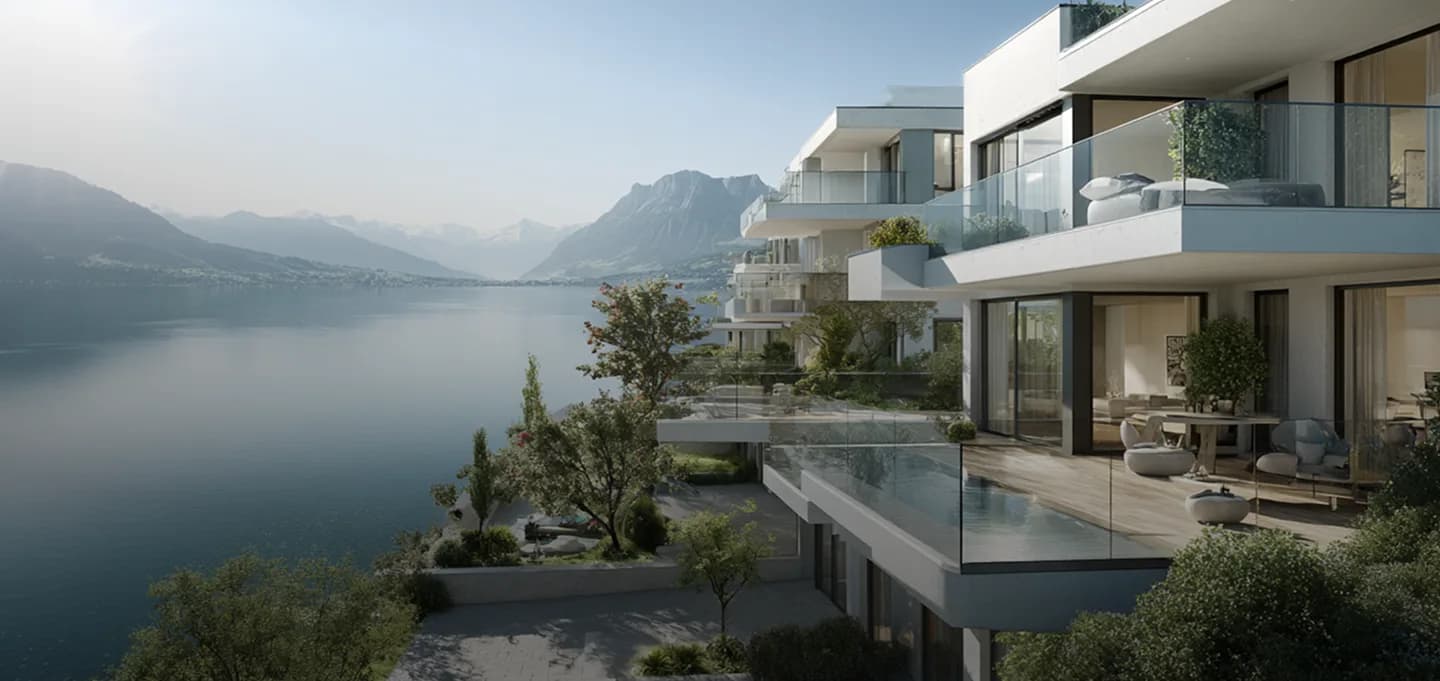 Modernes Neubauprojekt mit Pool